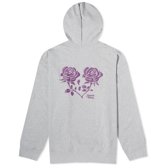 New Balance X Rich Paul Forever Yours Hoodie - Grey Heather / Purple Rose - Picture 7 of 12